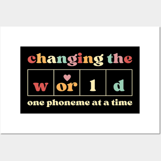 Science of Reading Teacher - Dyslexia Wall Art by Davidsmith